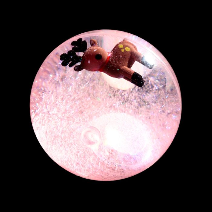 Puckator Jingle Bunch Christmas High Bounce LED Flashing Bouncy Ball