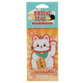 Puckator Jasmine White Maneki Neko Lucky Cat Air Freshener