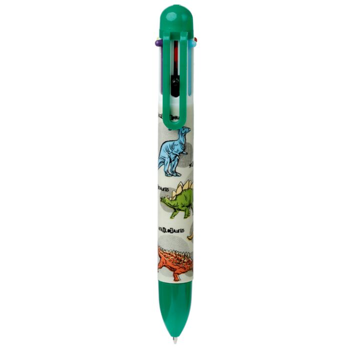 Puckator Dinosauria Multi Colour Pen (6 Colours)