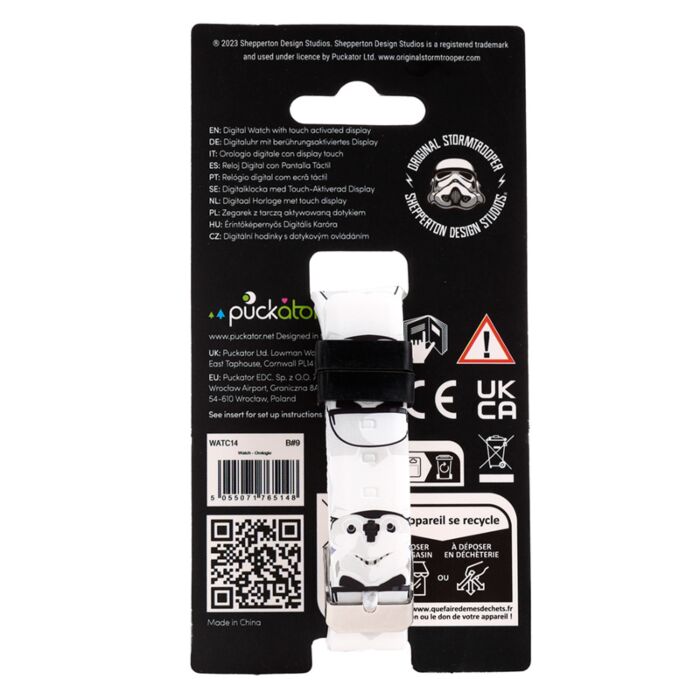 Puckator The Original Stormtrooper Silicone Digital Watch