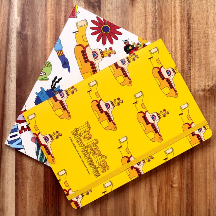 Puckator The Beatles Yellow Submarine Recycled Paper A5 Notebook
