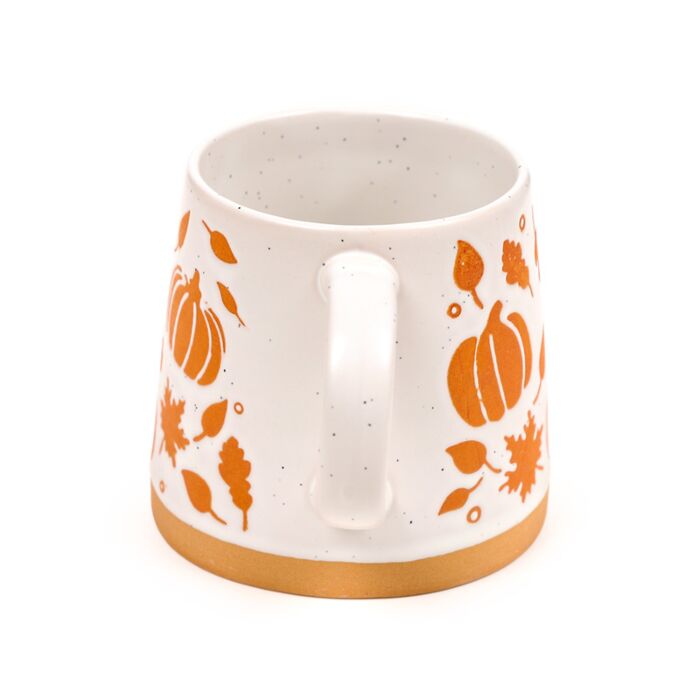 Puckator Pumpkin Tapered Stoneware Mug