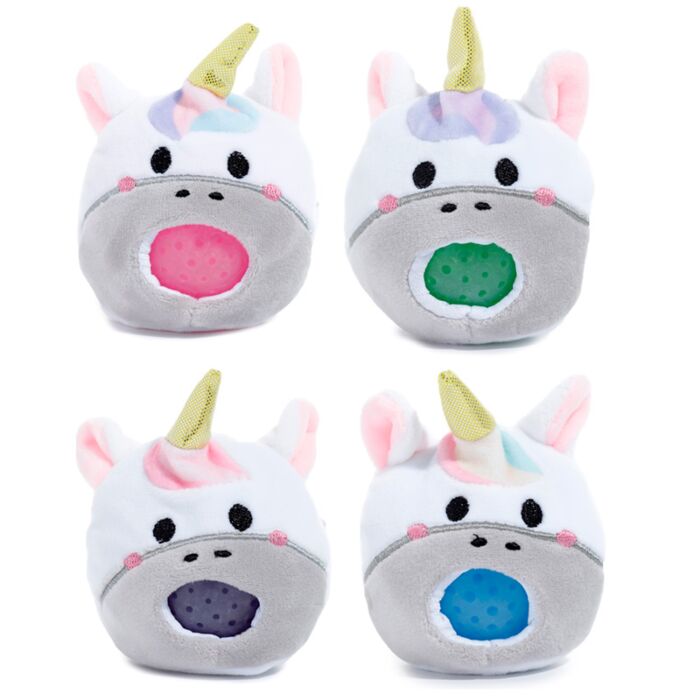 Puckator Queasy Squeezies Adoracorns Unicorn Plush Squeezy Toy