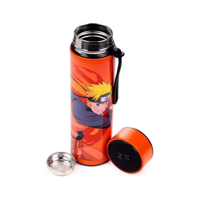 Puckator Naruto Hot & Cold Digital Thermometer Bottle