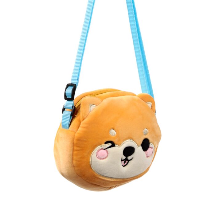 Puckator Shuggs the Shiba Inu Adoramals Crossbody Plush Shoulder Bag