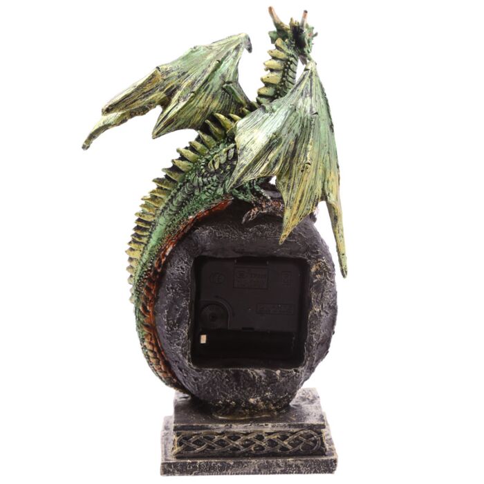 Puckator Geode Crystal Dragon Mantle Clock