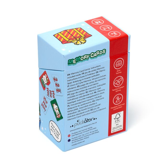 Puckator Christmas Adoramals Kids Memory Card Set
