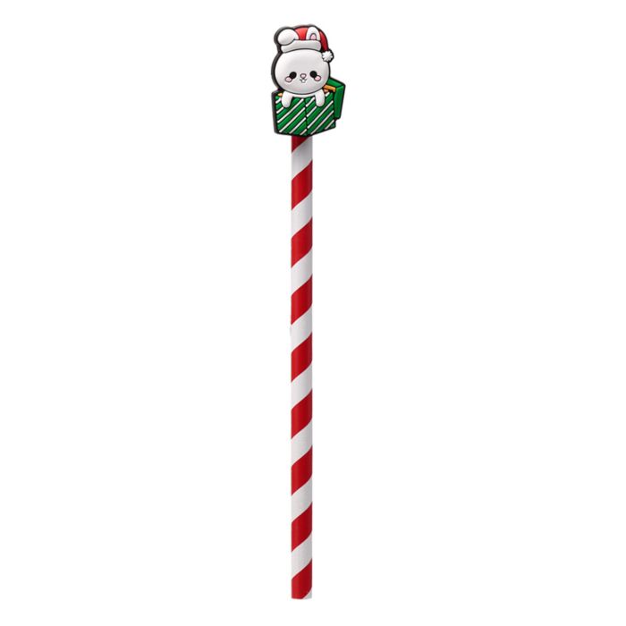 Puckator Christmas Adoramals Pencil with PVC Topper