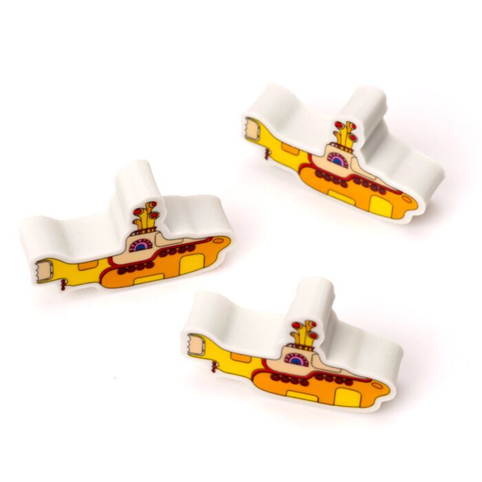 Puckator The Beatles Yellow Submarine 3 Piece Eraser Set