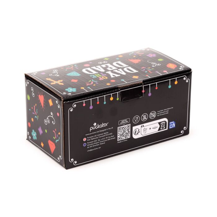 Puckator Day of the Dead Set of 2 Glass Tumblers 250ml