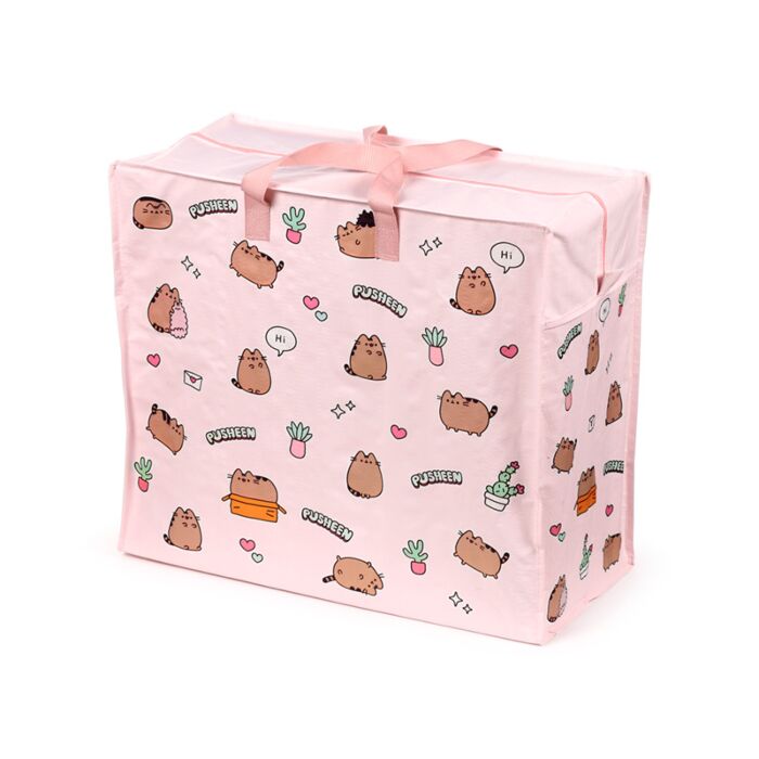 Puckator Pusheen the Cat Plants Zip Up Laundry Storage Bag