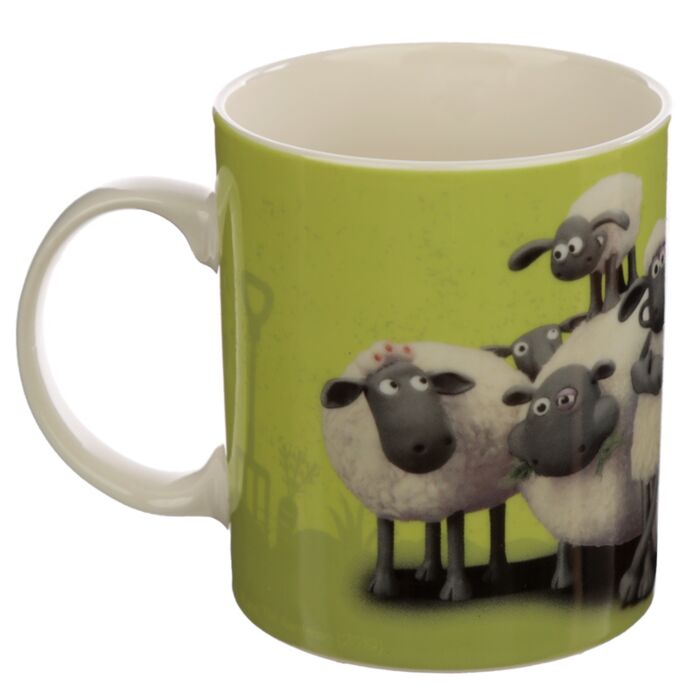 Puckator Shaun the Sheep Porcelain Mug Green