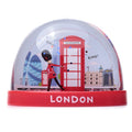 Puckator London Souvenir Red Telephone Box & Guardsman Medium Glitter Snow Storm