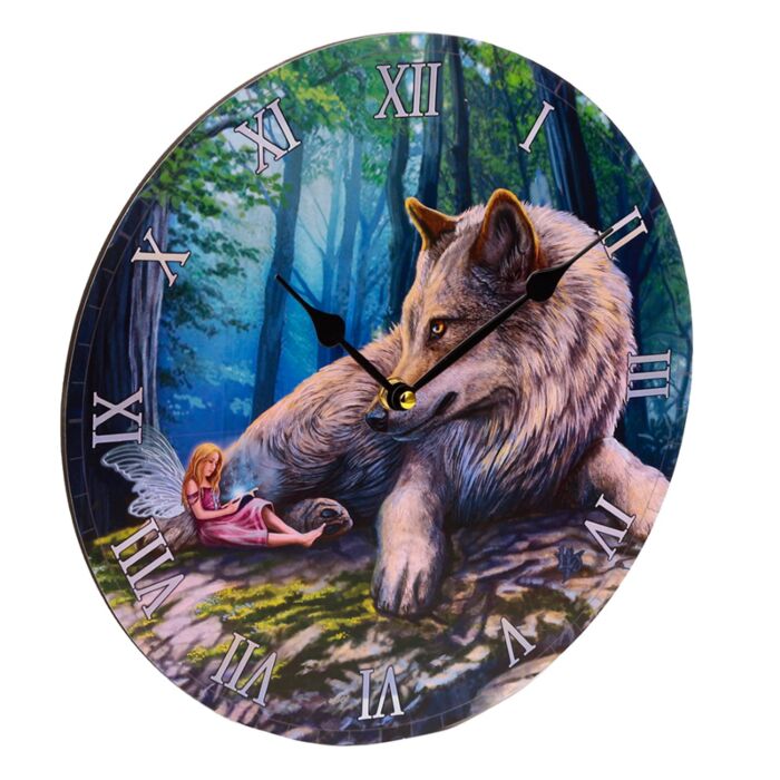 Puckator Lisa Parker Fairy Stories Fairy & Wolf Picture Clock