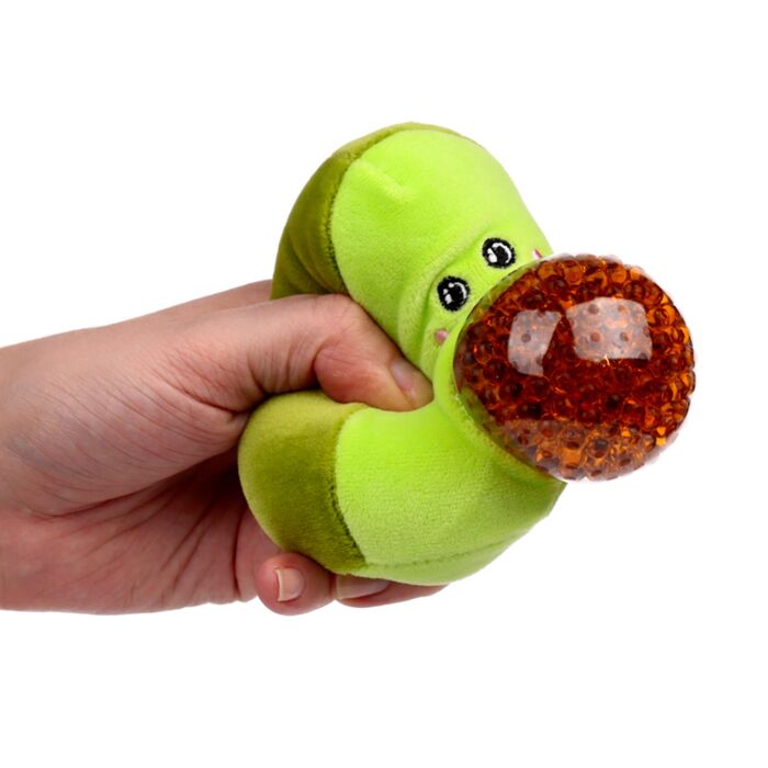 Puckator Queasy Squeezies Avocado Plush Squeezy Toy