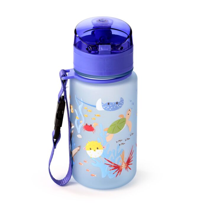Puckator Mariniverse Pop Top 350ml Shatterproof Children's Bottle