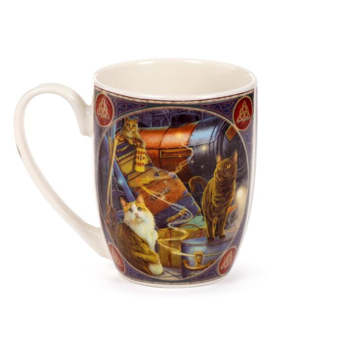 Puckator Lisa Parker Witchwood Express Cats Porcelain Mug