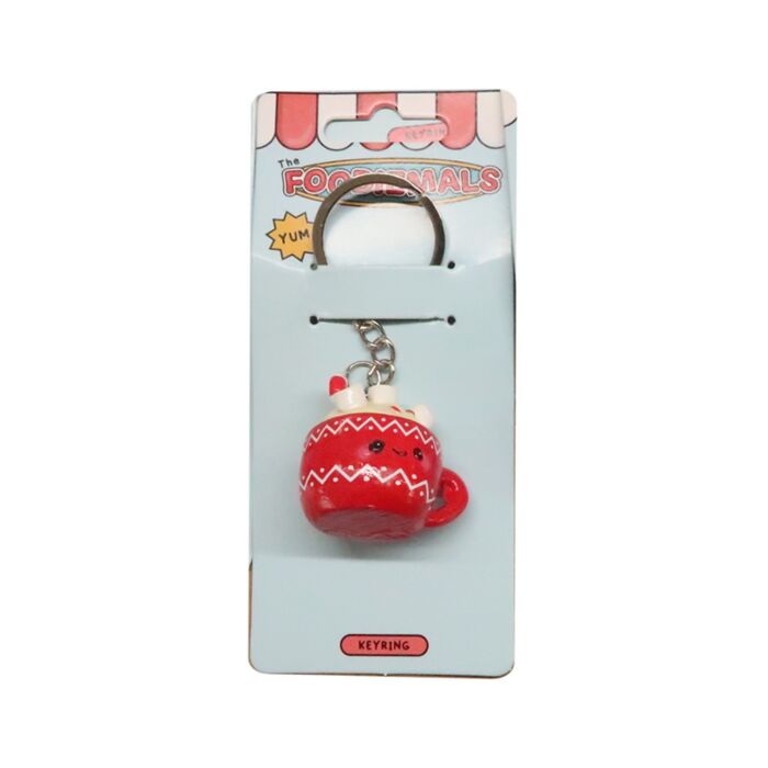 Puckator Foodiemals Aspen the Hot Chocolate Keyring