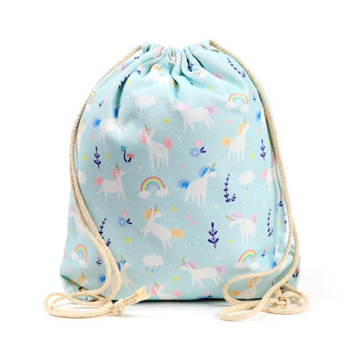 Puckator Unicorn Magic Canvas Drawstring Bag