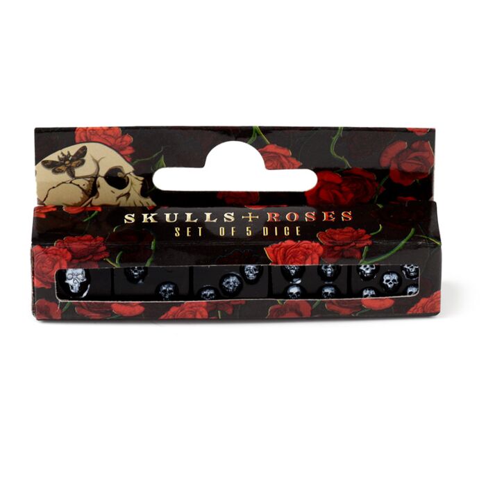 Black Skull Dice Pack of 5
