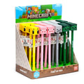 Puckator Minecraft Fine Tip Pen with Silicone Topper (Pig/Bee/Zombie/Skeleton)