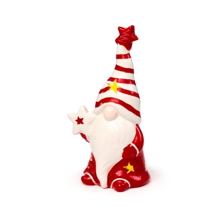 Puckator Christmas Gonk Ceramic LED Decoration