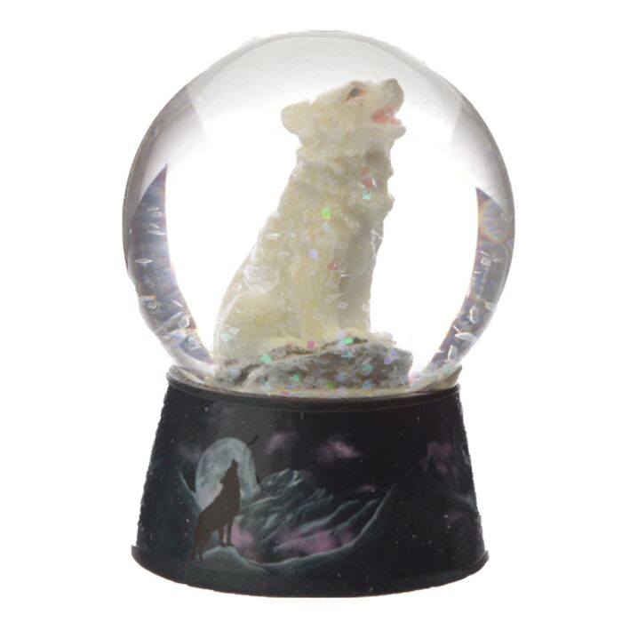 Puckator Protector of the North Dream Protector Wolf Snow Globe