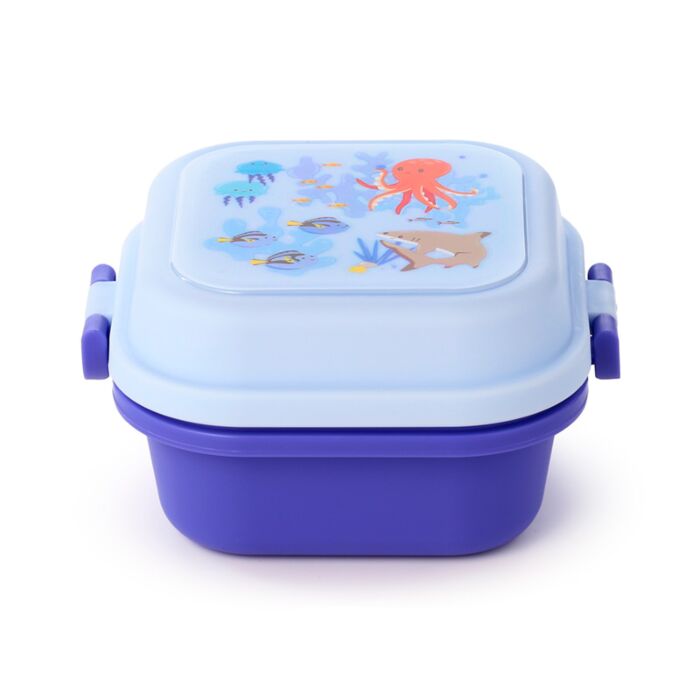 Puckator Mariniverse Clip Lock Stacked Bento Snack Lunch Box