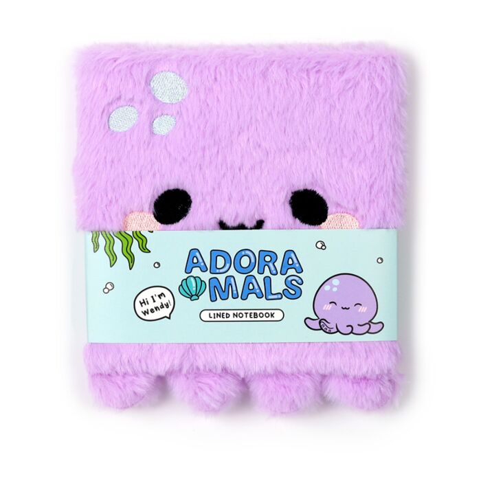 Puckator Adoramals Octopus Plush Notebook