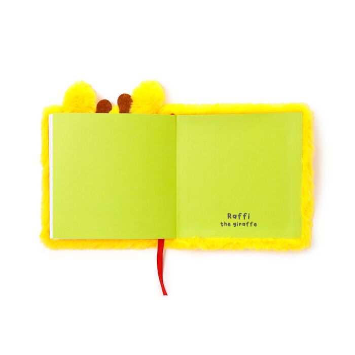 Puckator Adoramals Raffi the Giraffe Plush Notebook