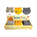 Beans & Co Cats Leatherette Compact Mirror