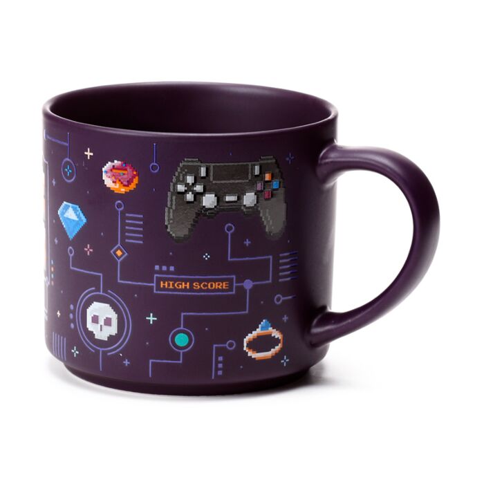 Puckator Game Over Large Porcelain Mug