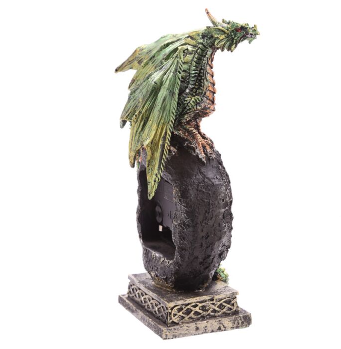 Puckator Geode Crystal Dragon Mantle Clock