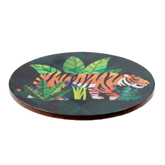 Puckator Animal Kingdom Set of 4 Cork Coasters