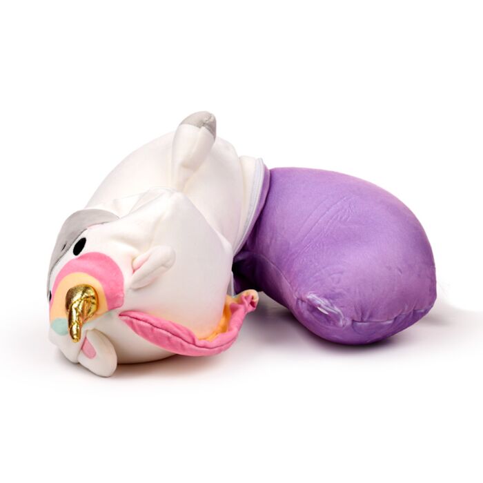Puckator Swapseazzz Adoracorns Unicorn 2-in-1 Plush Travel Pillow & Toy