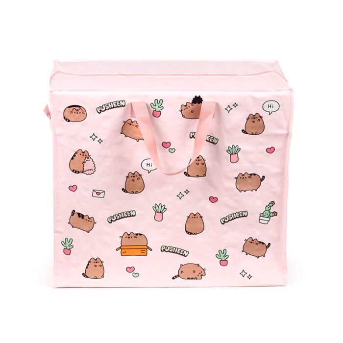 Puckator Pusheen the Cat Plants Zip Up Laundry Storage Bag