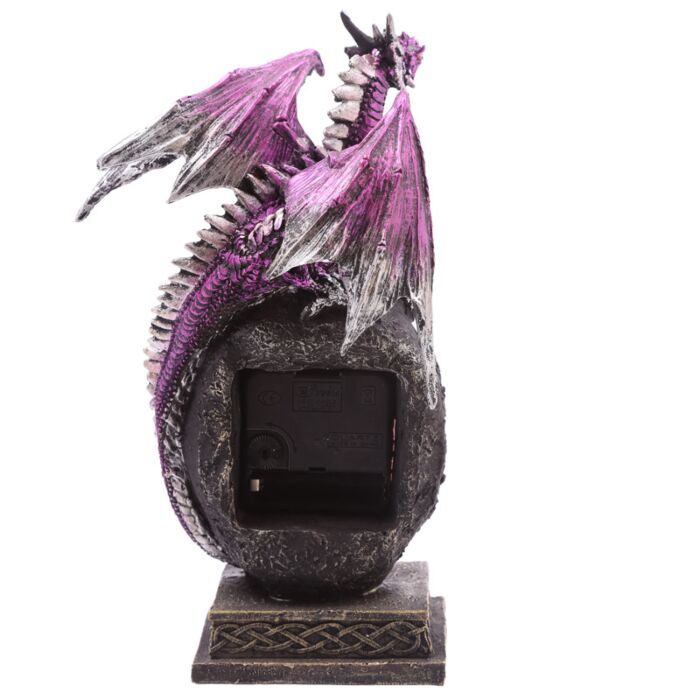 Puckator Geode Crystal Dragon Mantle Clock