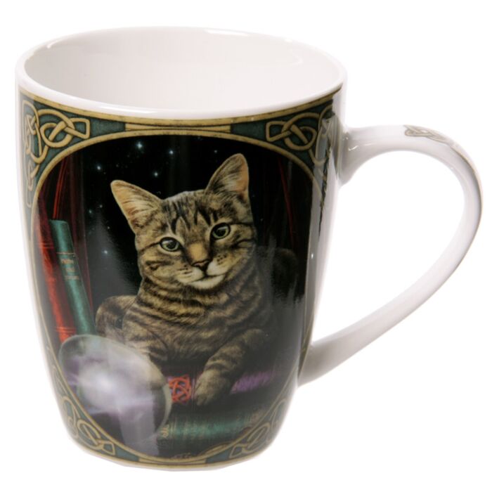 Puckator Lisa Parker Fortune Teller Cat Porcelain Mug