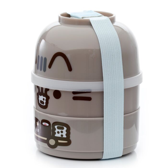 Puckator Pusheen the Cat Stacked Round Bento Lunch Box