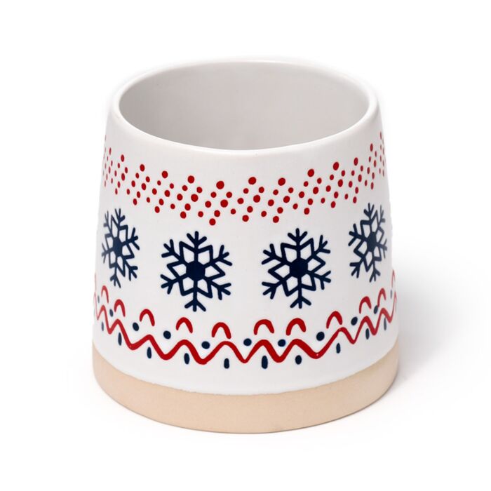 Puckator Snowflake Stoneware Mug
