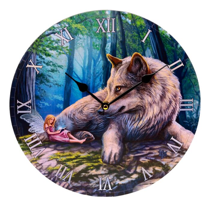 Puckator Lisa Parker Fairy Stories Fairy & Wolf Picture Clock