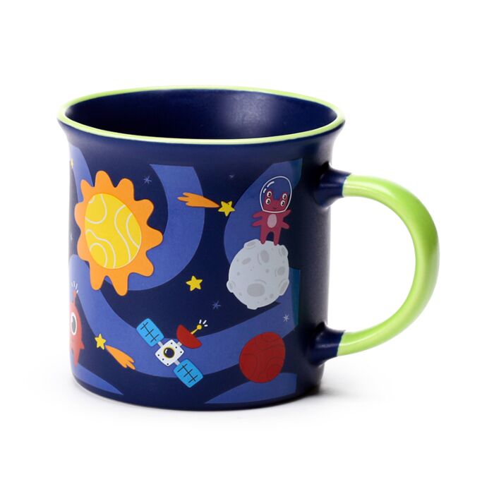 Puckator Space Cadet Fine-Rimmed Porcelain Mug