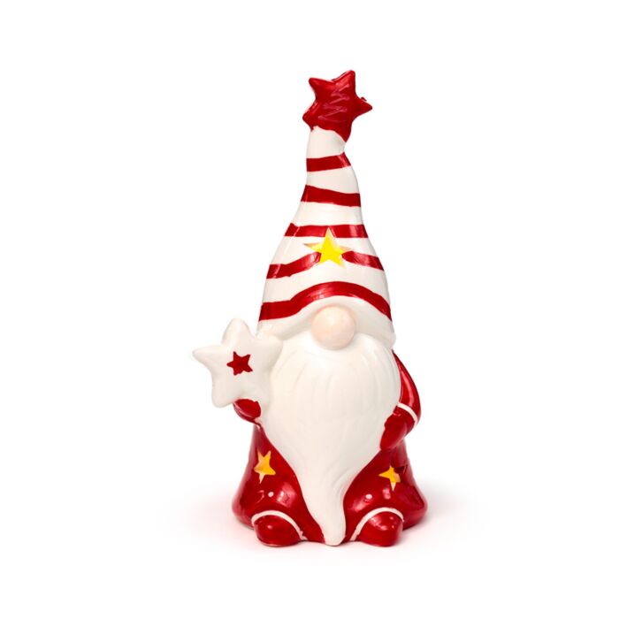 Puckator Christmas Gonk Ceramic LED Decoration