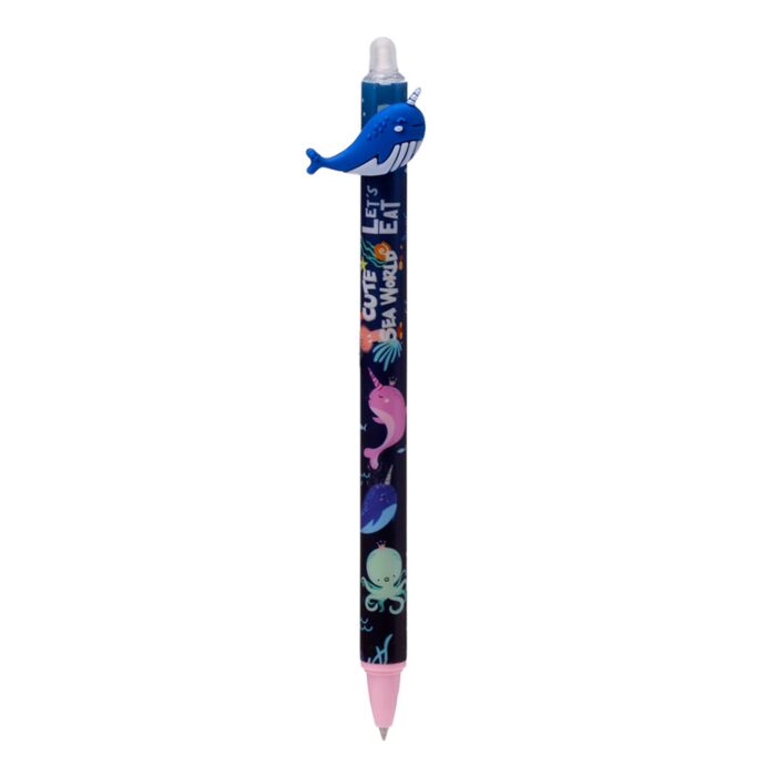 Puckator Inkredible Erasable Pen with PVC Sealife Topper
