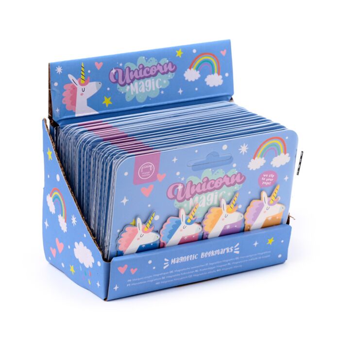 Puckator Unicorn Magic Shaped Magnetic Bookmark Set