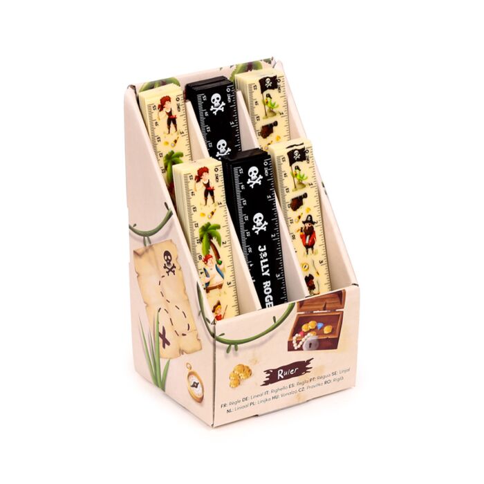 Puckator Jolly Rogers Pirate Ruler (15cm)