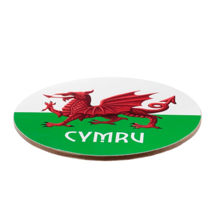 Puckator Welsh Dragon Wales (Cymru) Souvenir Porcelain Mug & Coaster Set