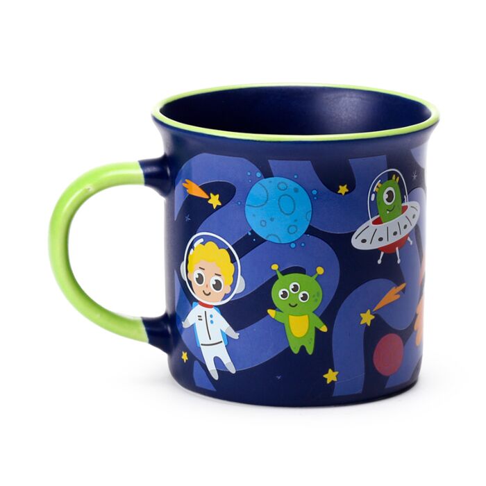 Puckator Space Cadet Fine-Rimmed Porcelain Mug