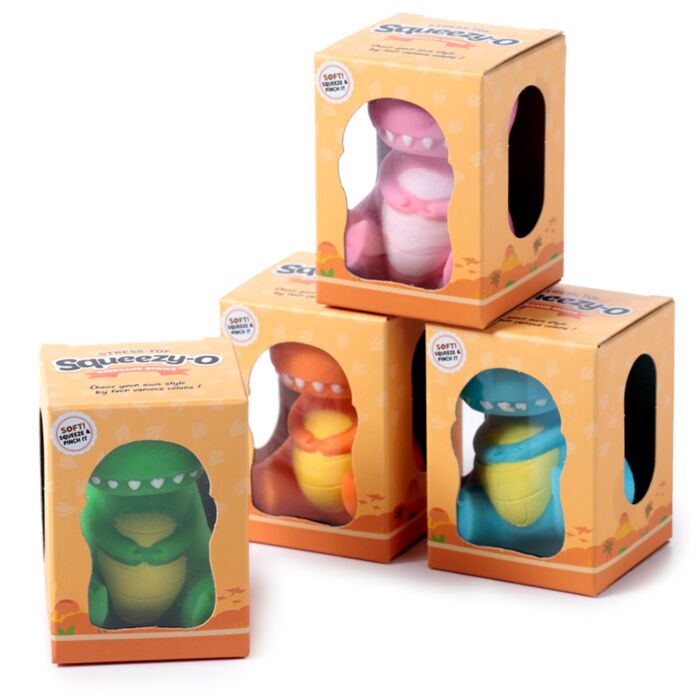 Puckator Squeezy Stretchy Cute Dinosaur Toy