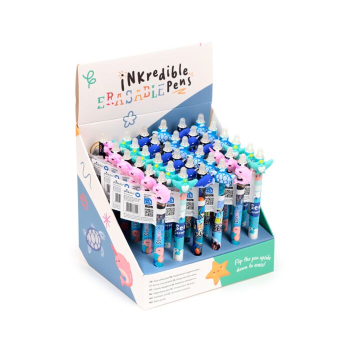 Puckator Inkredible Erasable Pen with PVC Sealife Topper